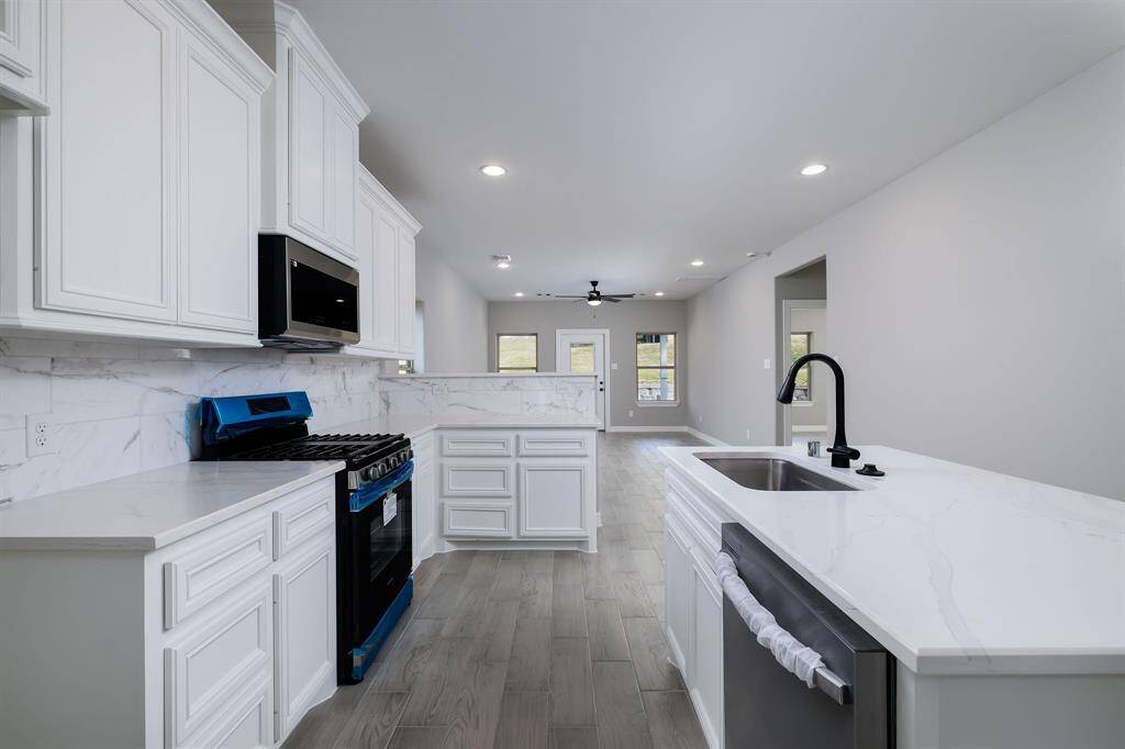 Kitchen has two pantries