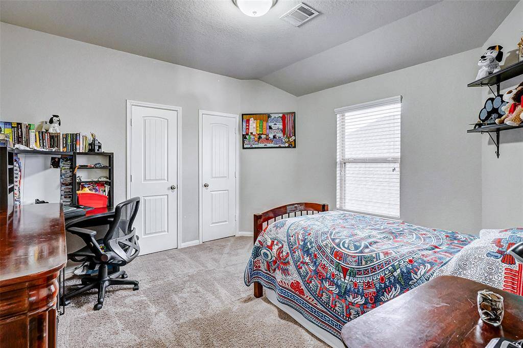 4th room is  generously sized, and the walk-in closet provides ample storage space.