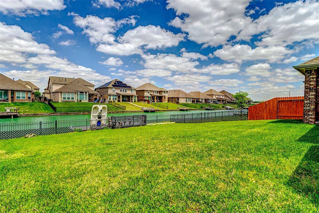 Large back yard
