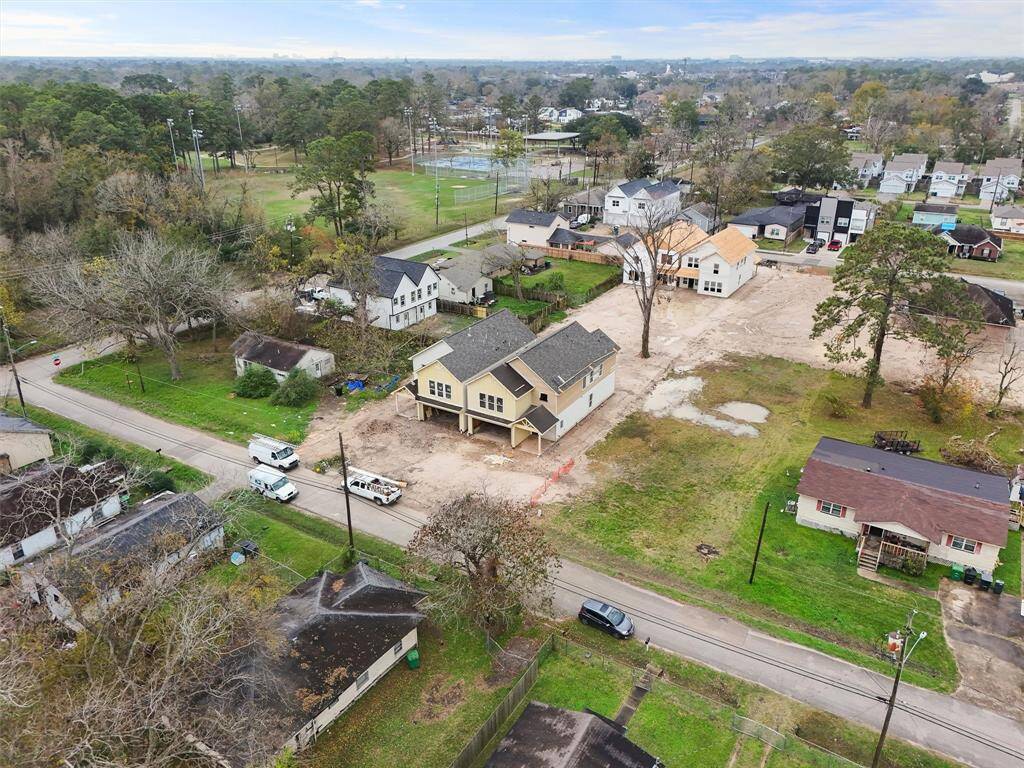 Aerial view of the homes.  Current progress as of Dec. 2024