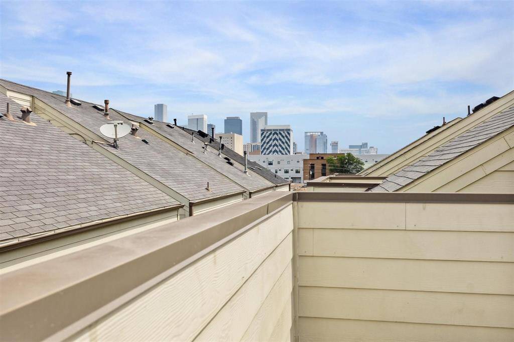 Great view of the downtown skyline.