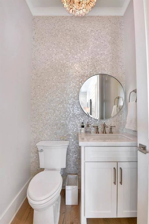 Half bath located on main living level