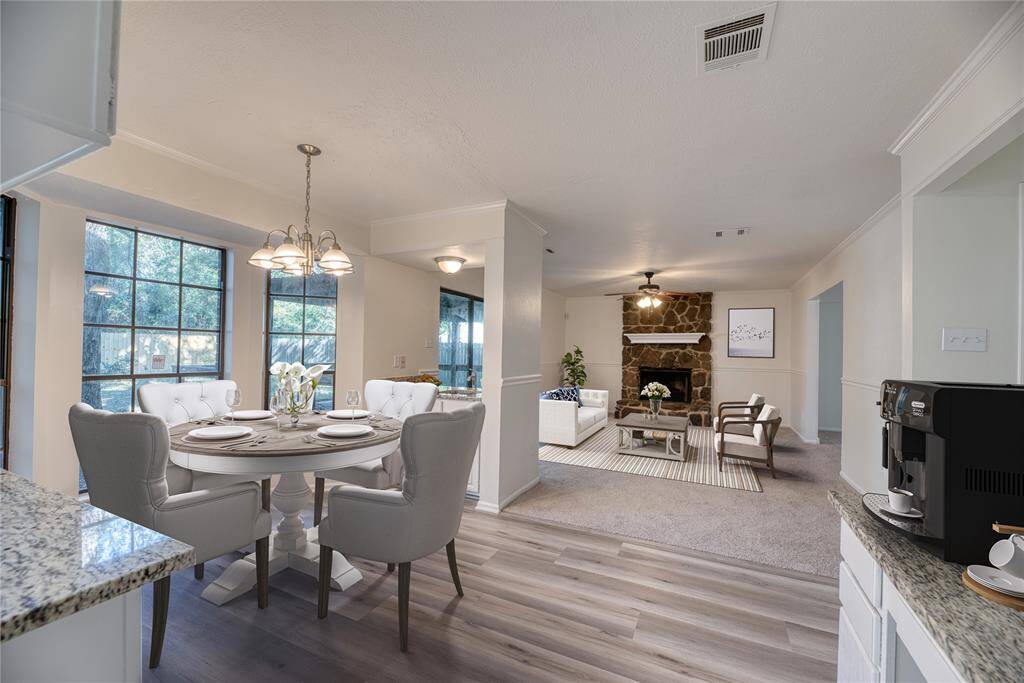 Virtually staged to show the beauty of the home