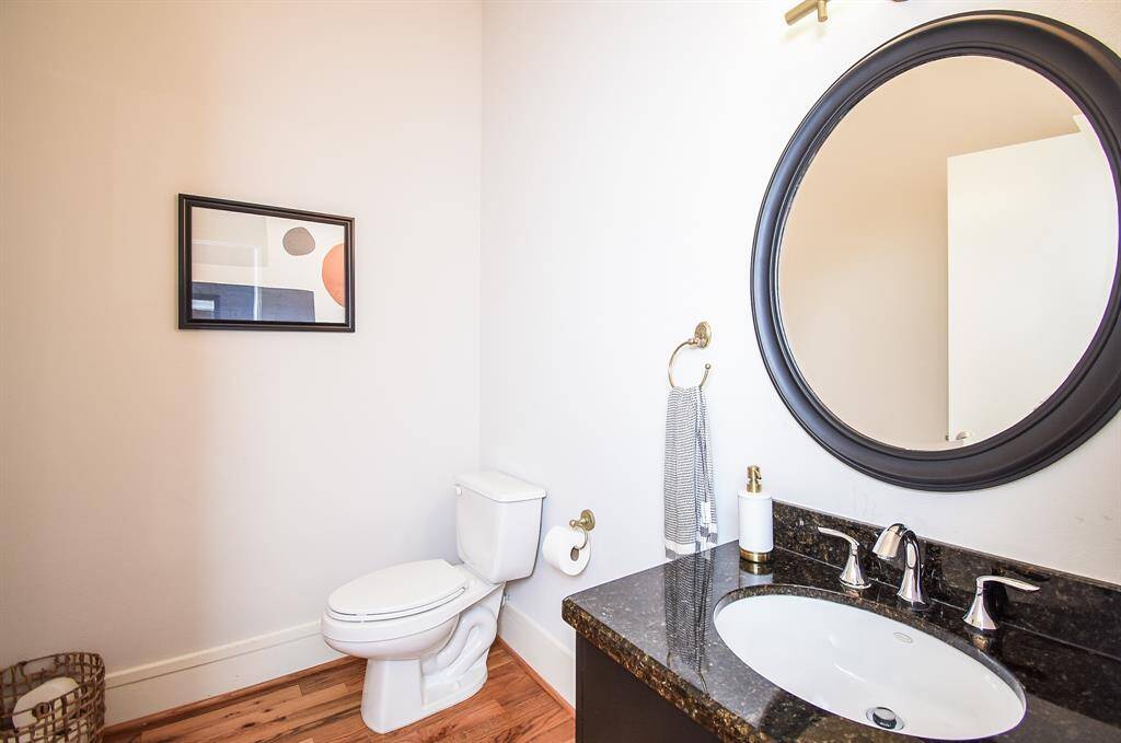 2nd floor powder room.