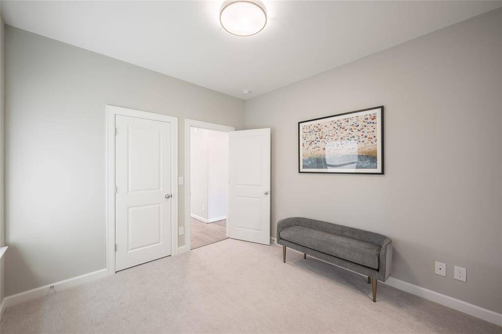 Third bedroom with a closet can used as a home office.