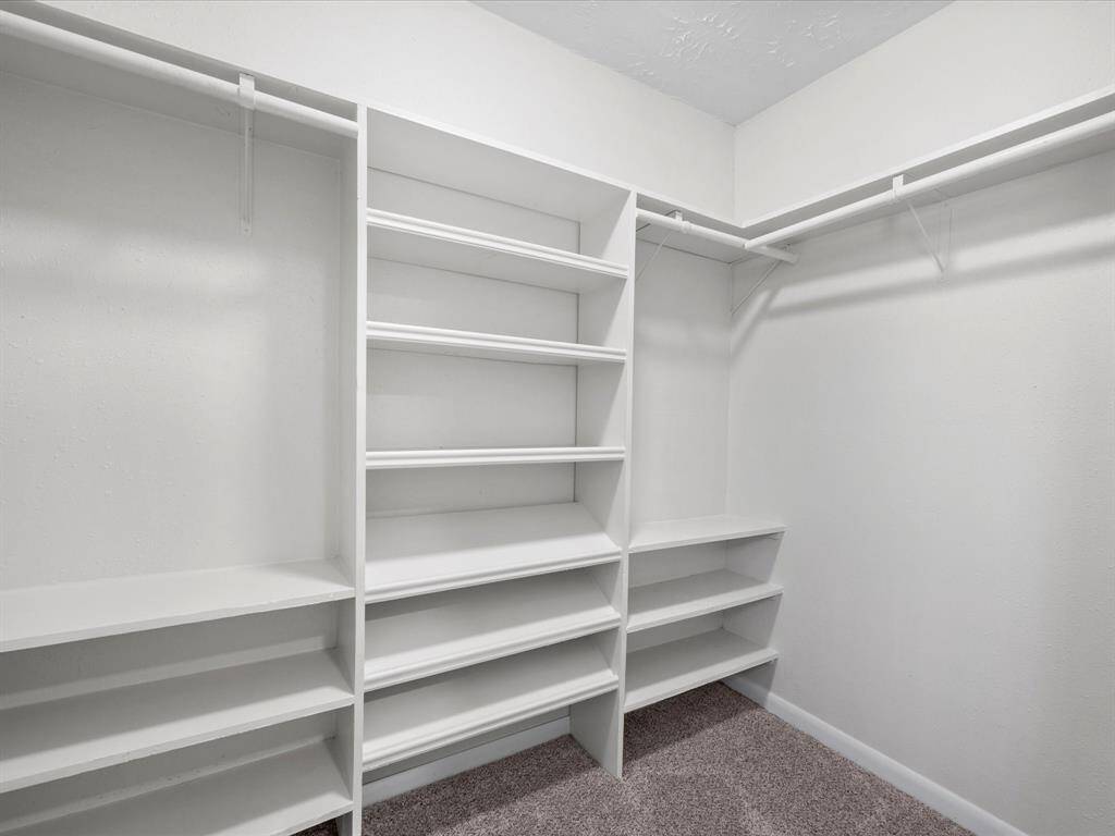 Primary Closet with plenty of space