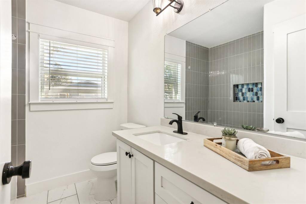 View of the bathroom.