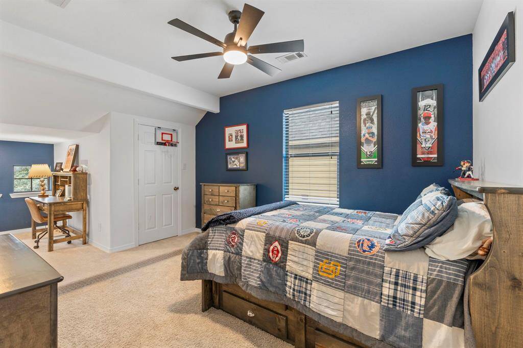 Bedroom number 2 recently expanded into the attic space.
