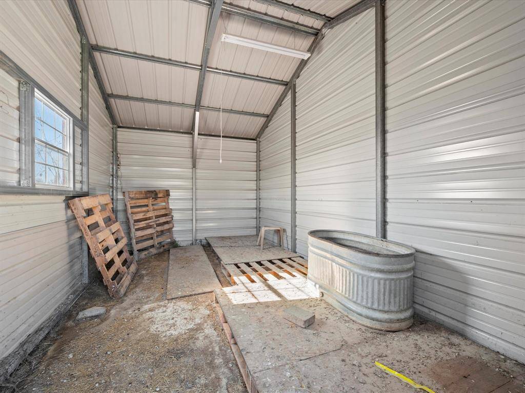 Tack Room attached to the red barn.