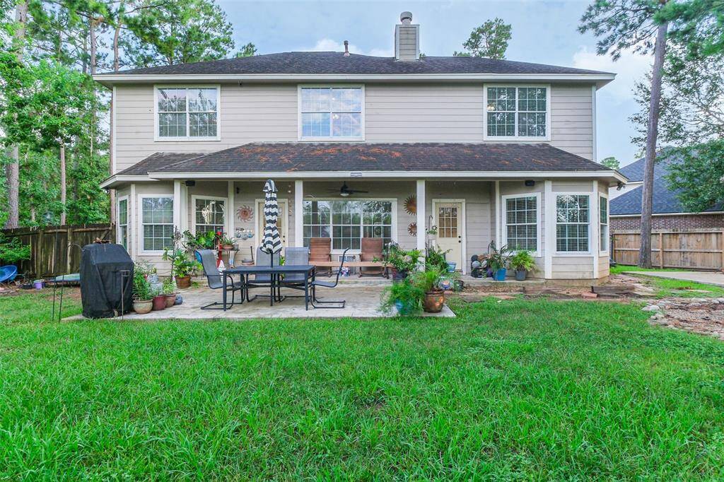 View of the back of home