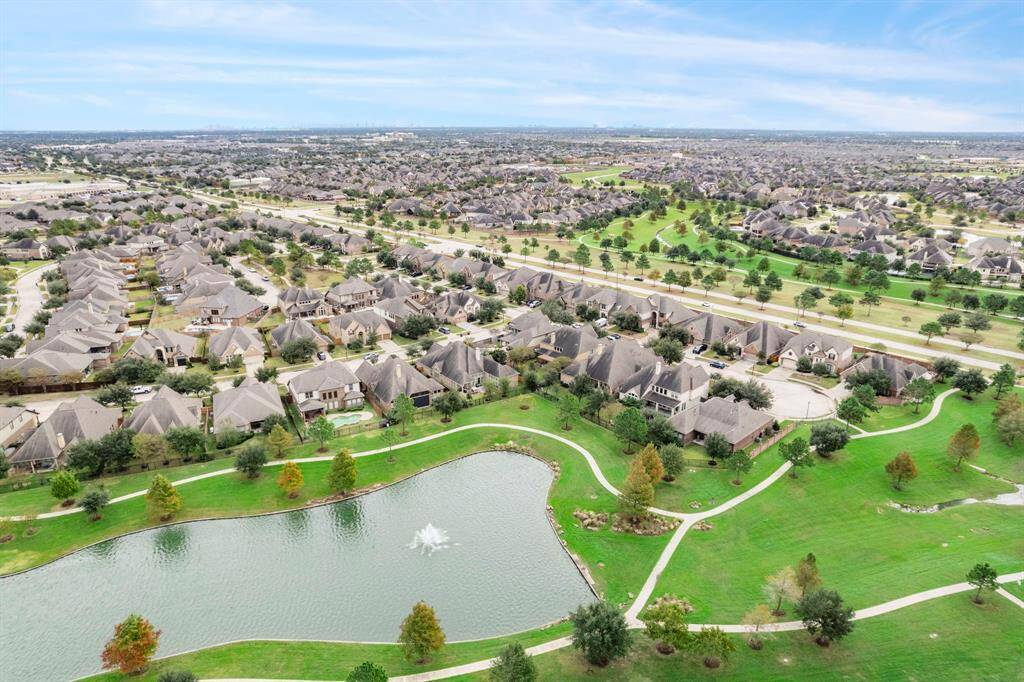 One of the many lakes in this master planned community, Cypress Creek Lakes.