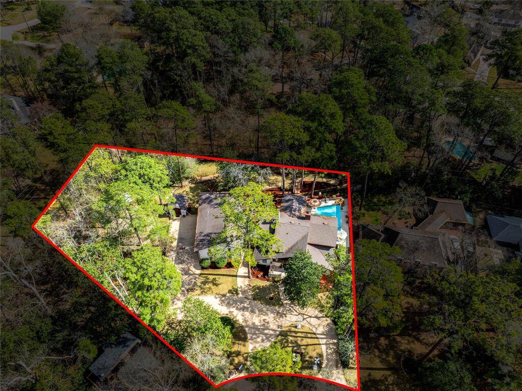 Aerial view of our property!