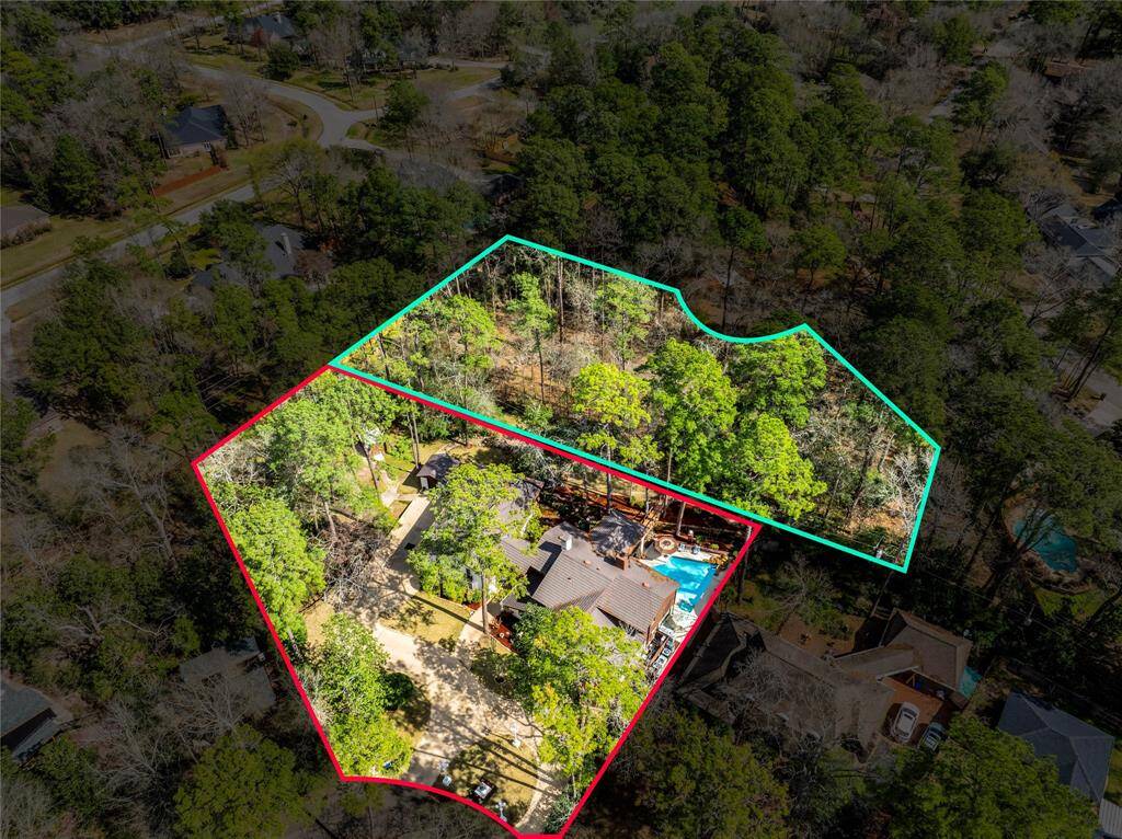 RED outline is our CURRENT property for sale. GREEN outline has already been SOLD.