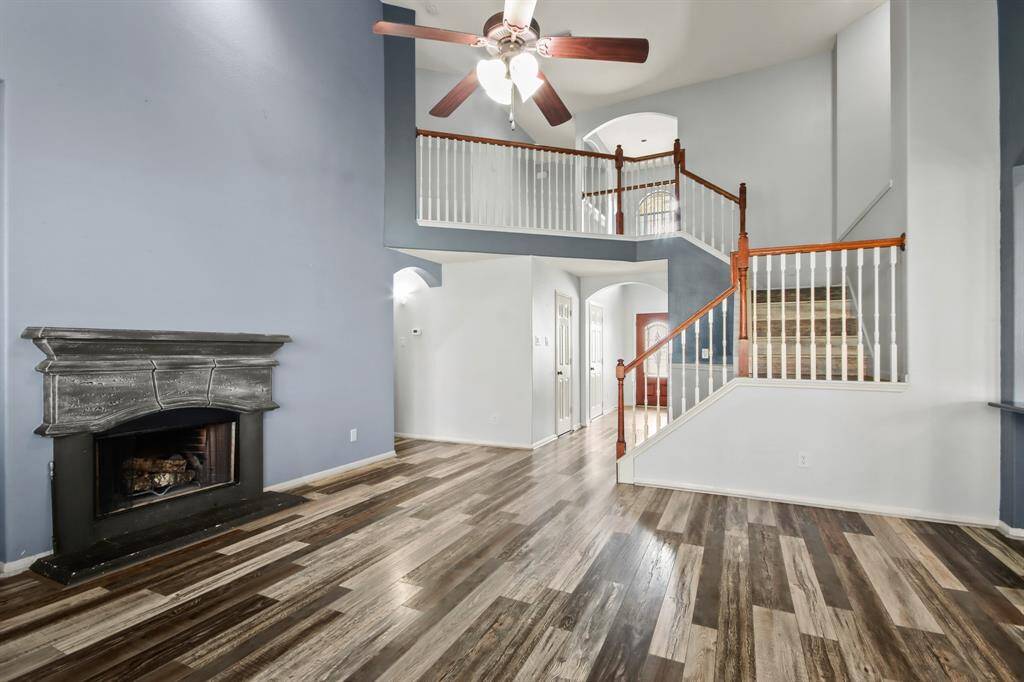 cast stone fireplace