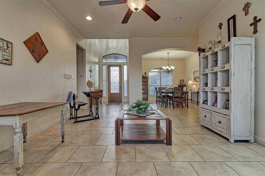 Another view looking back toward the front door and formal dining room shows the nice flow of open space.