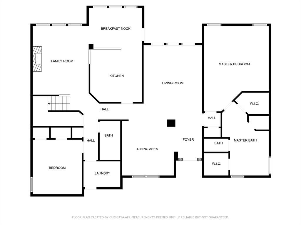 First floor plan.