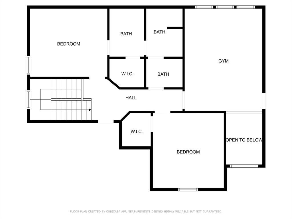Second floor plan.