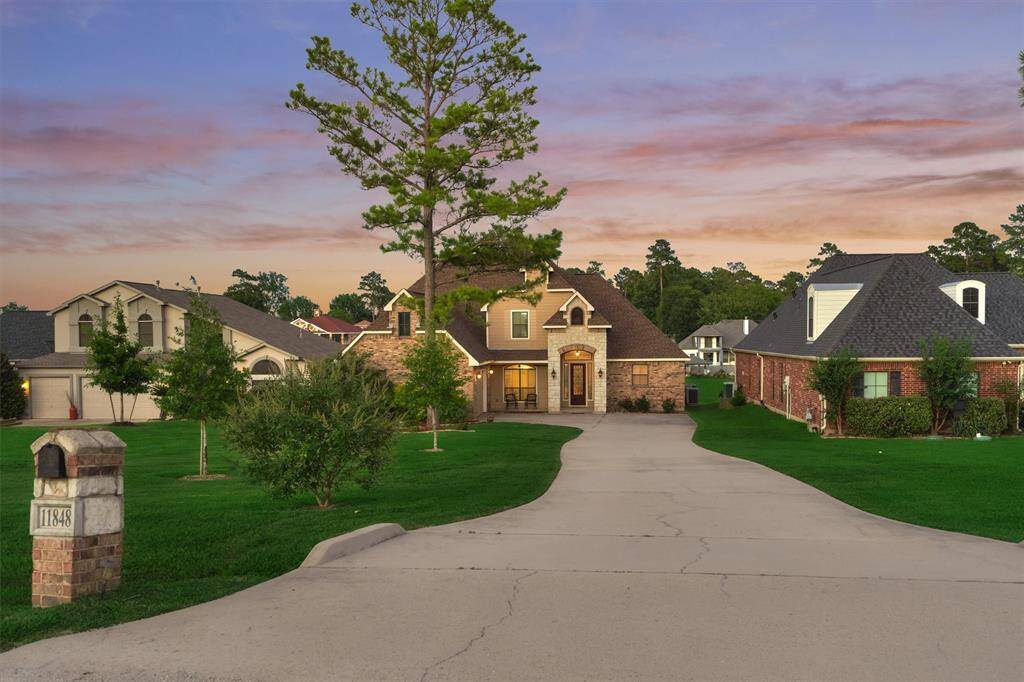 A long driveway welcomes you to the property and allows for plenty of parking.