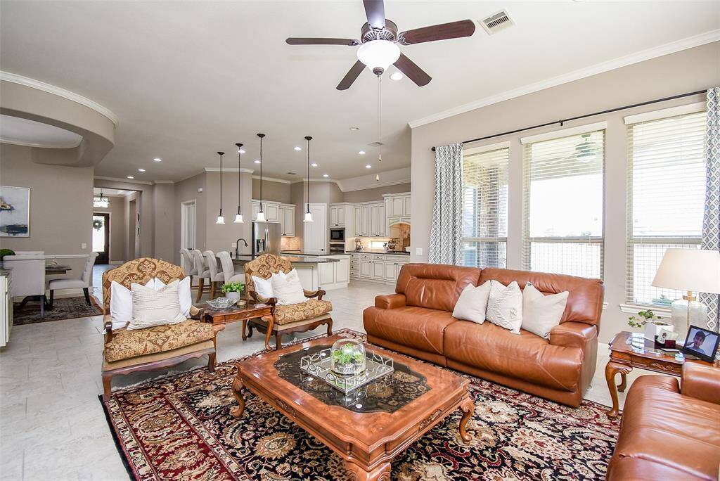 Front door to back patio - you will love the open welcoming floor plan of your new home!