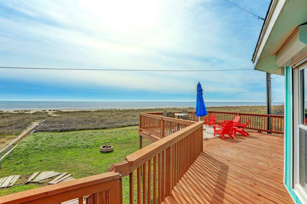 BREATHE IN THE SALT BREEZE FROM THIS EXPANSIVE DECK AREA OVERLOOKING THE ENDLESS VIEW OF THE OCEAN.