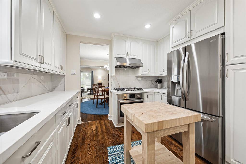 Refrigerator is just a Few Years Old and Can Stay with the Home.