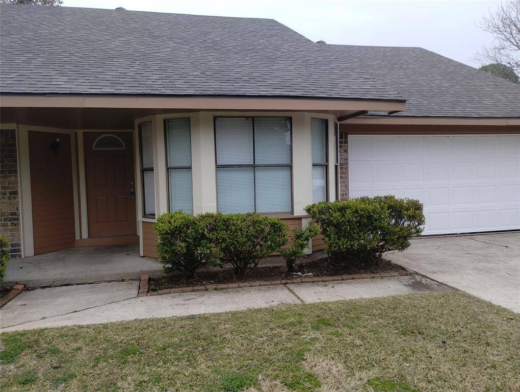 Bay window in front of home.