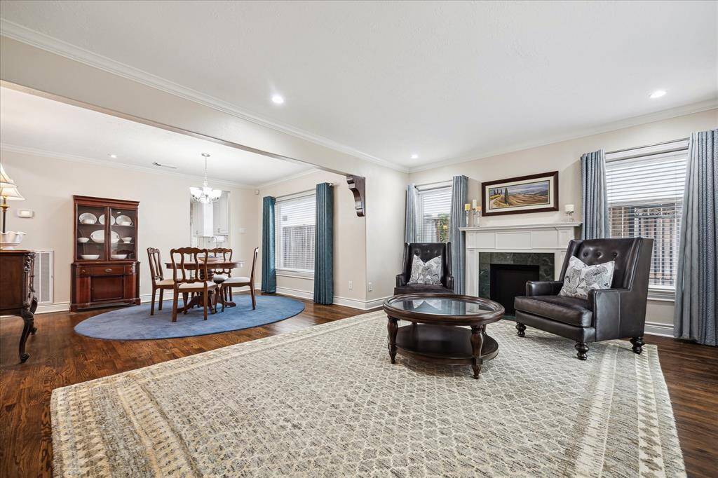 Such Nice Open Spaces in the Living and Dining Rooms. Note Windows Providing Lots of Natural Light.