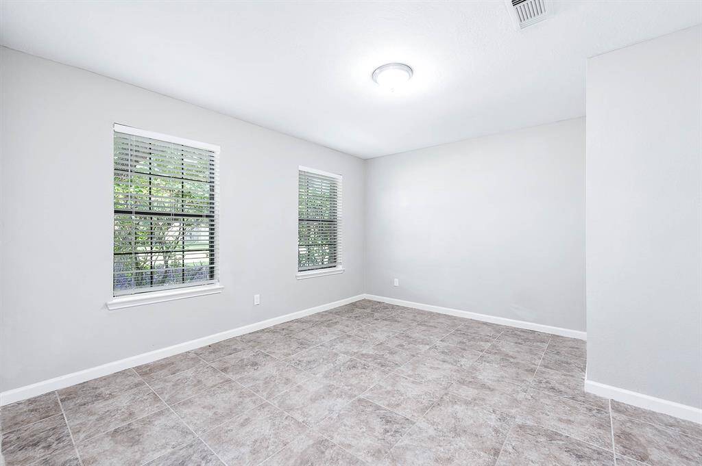 The front room can be used as a home office or formal dining room.