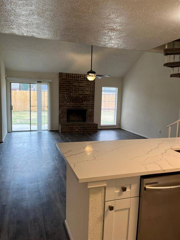 View of Family Room from kitchen