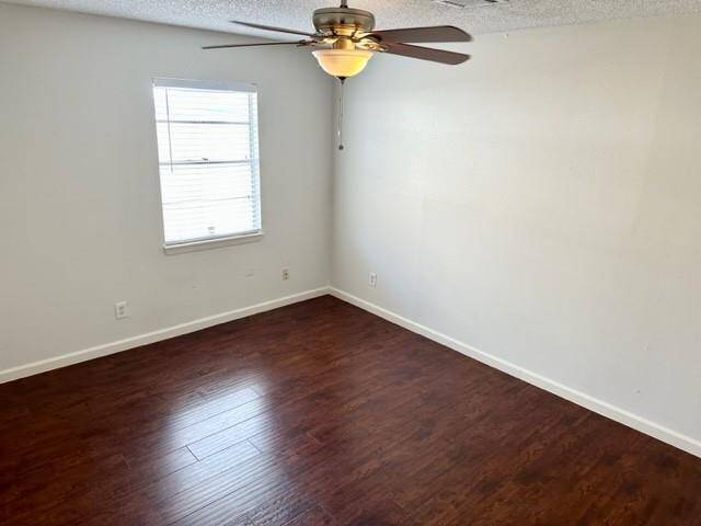 Convenient, fenced, private and quiet backyard.