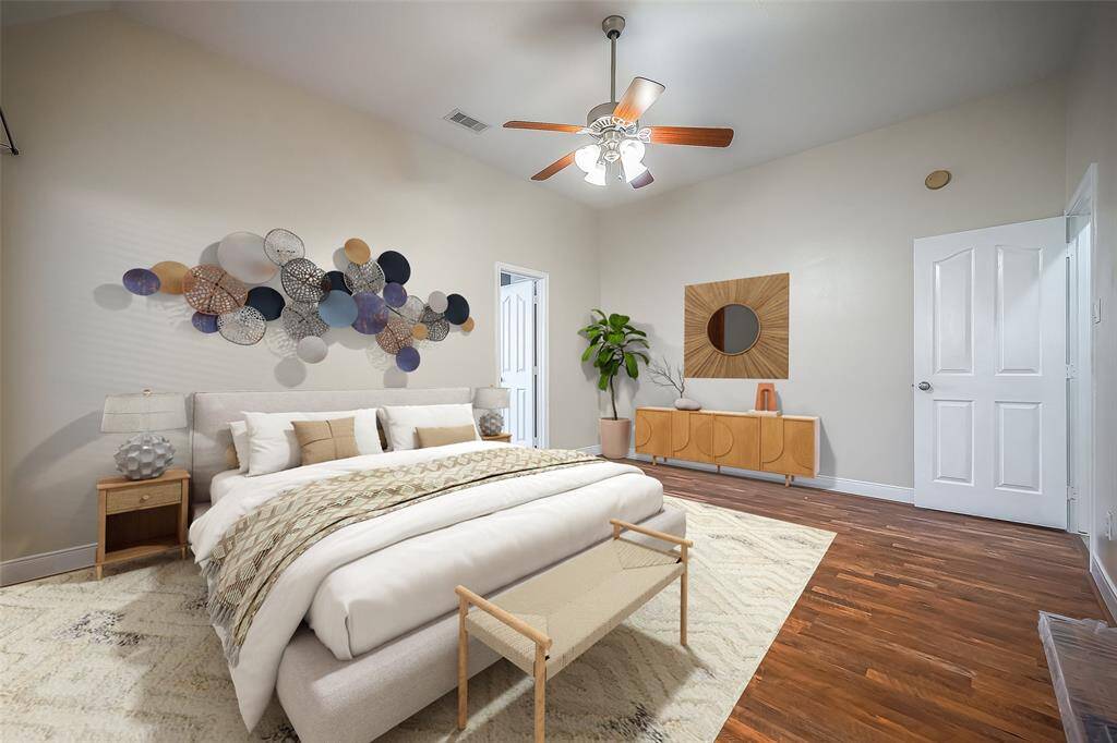 Primary Bedroom (digitally staged to show potential)