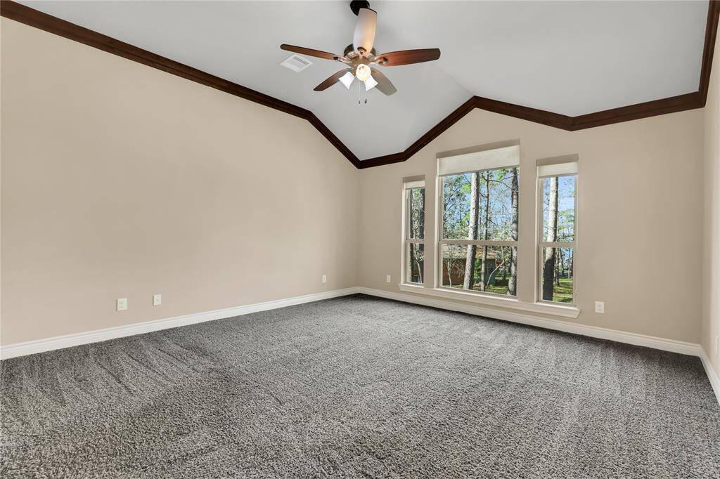 The formal dining area is off the kitchen and front foyer