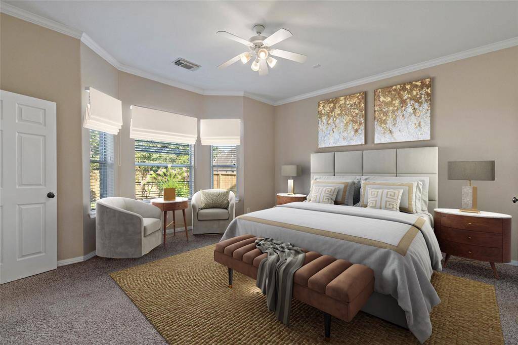 DIGITAL STAGING: PRIMARY BEDROOM