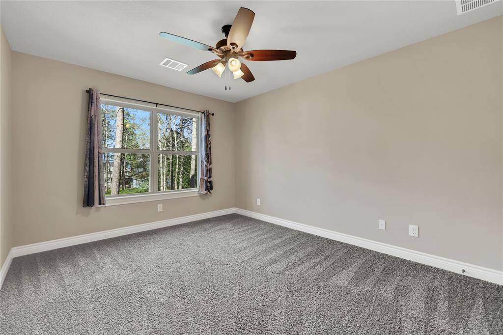 The built ins provide lots of storage space