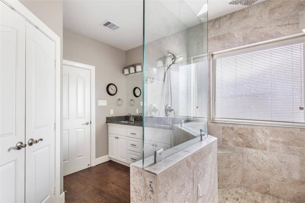 Primary ensuite with huge walk in shower