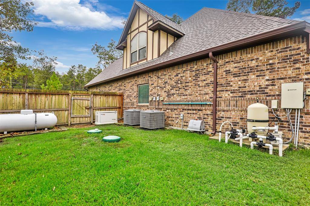 Pool equipment and whole home generator