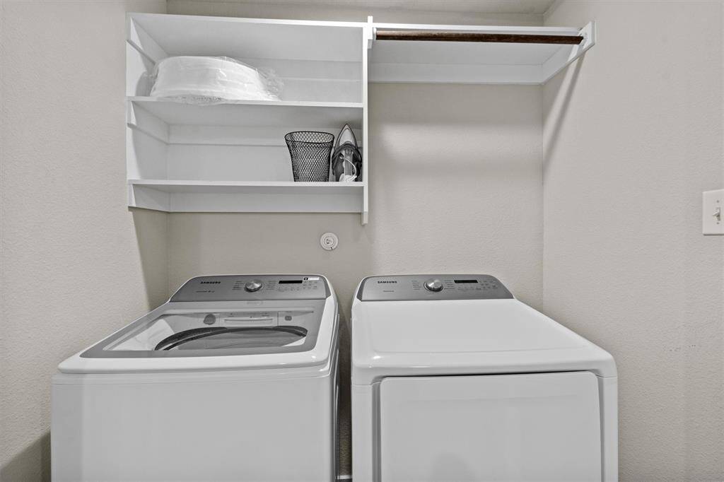 Washer and Dryer included