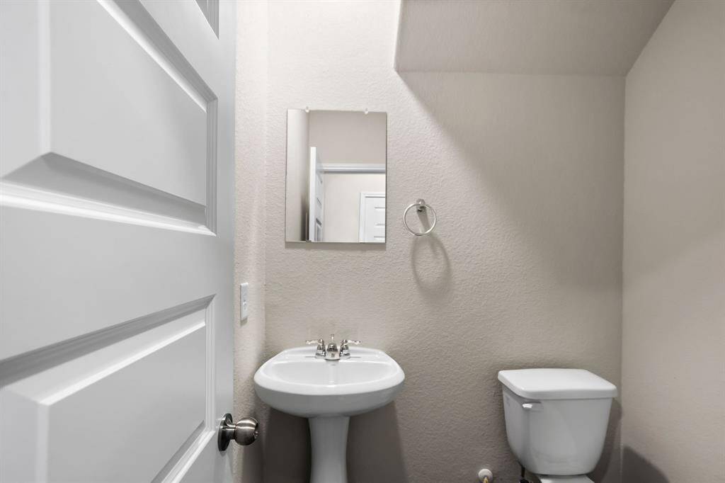 Half bath down stairs