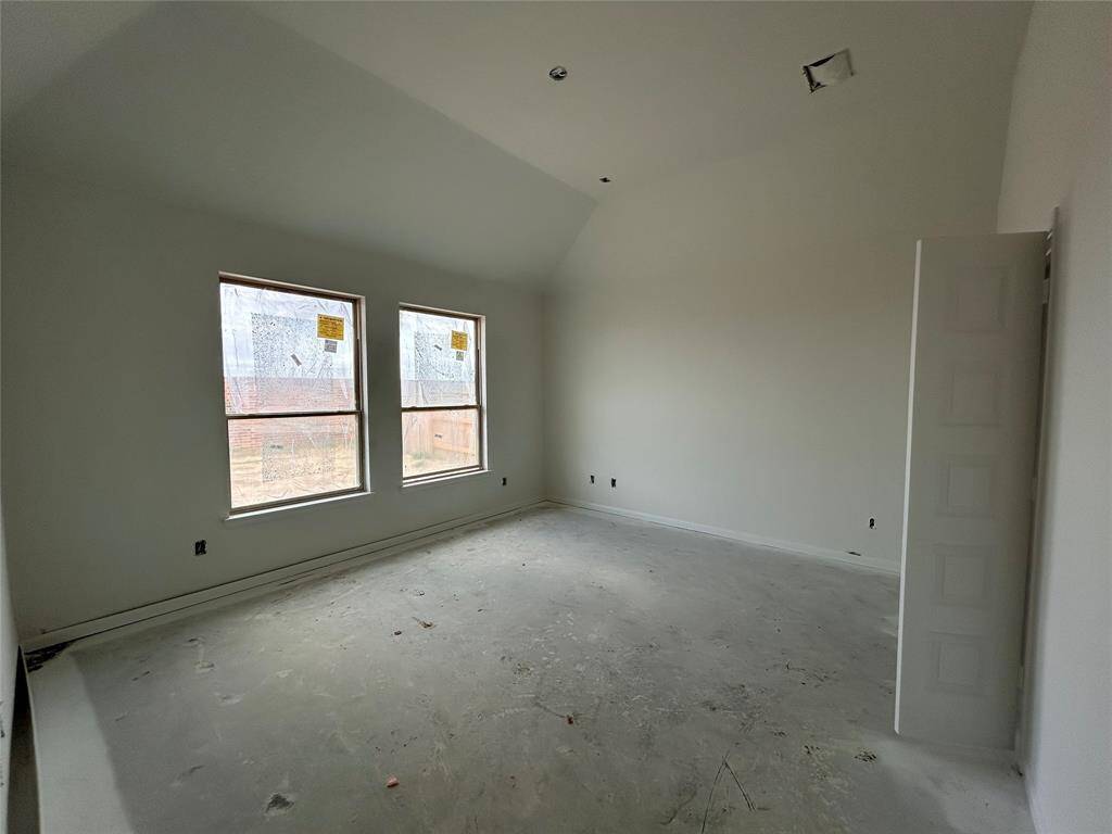 Spacious owner's suite - still under construction!