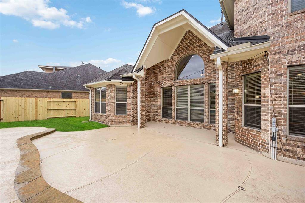 Covered patio