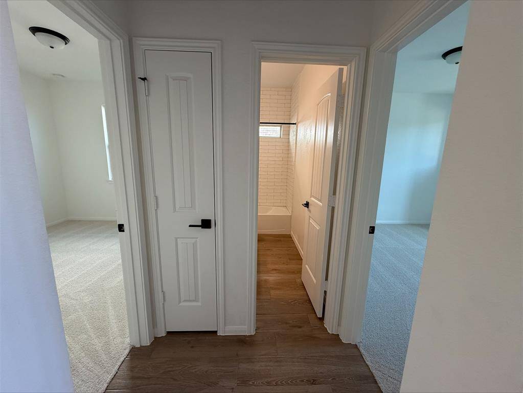 Hall bath and 2 secondary bedrooms