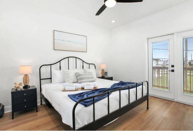 Primary bedroom with deck access