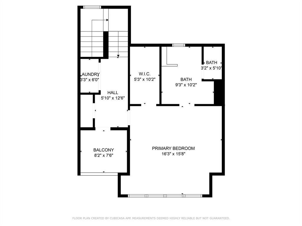 Third floor plan.