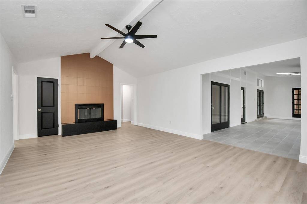 Spacious Living Area with Gorgeous Fire Place