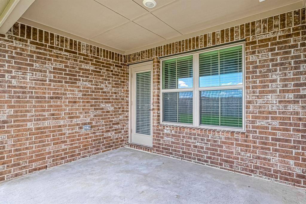 Covered Back Patio *Stock photo- Colors & finishes may be different