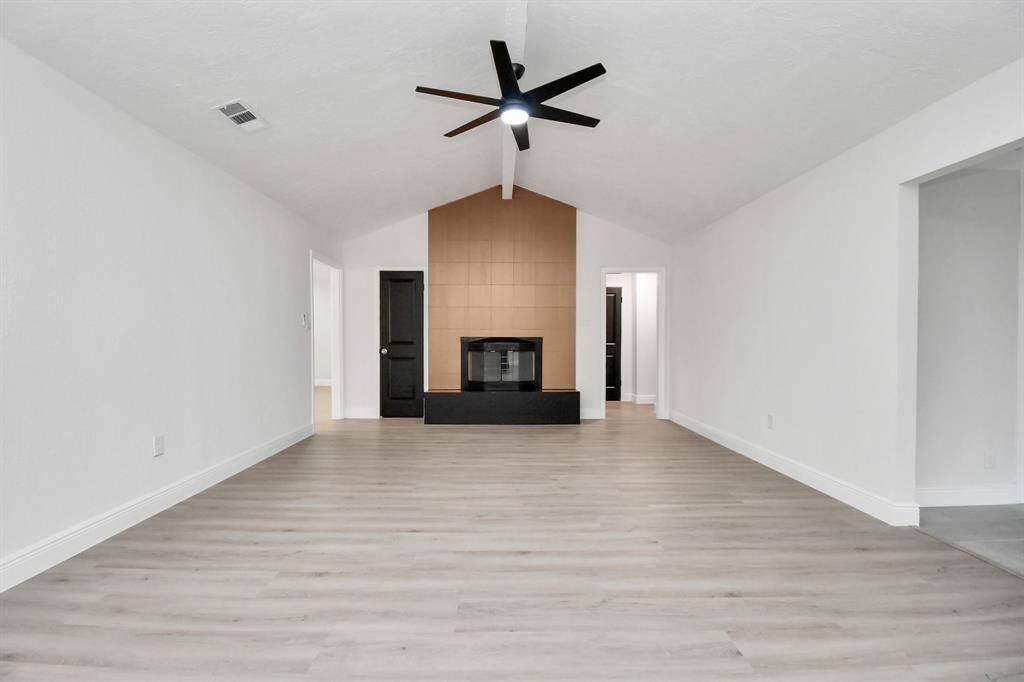 Spacious Living Area with Gorgeous Fire Place