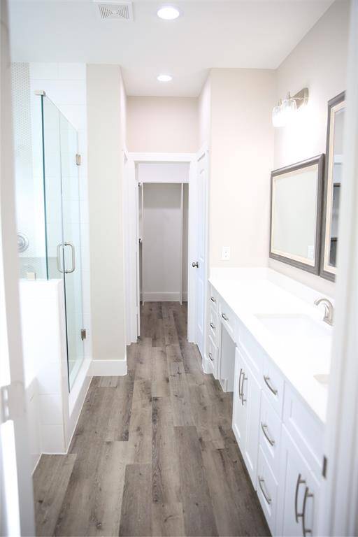 Downstairs primary bathroom