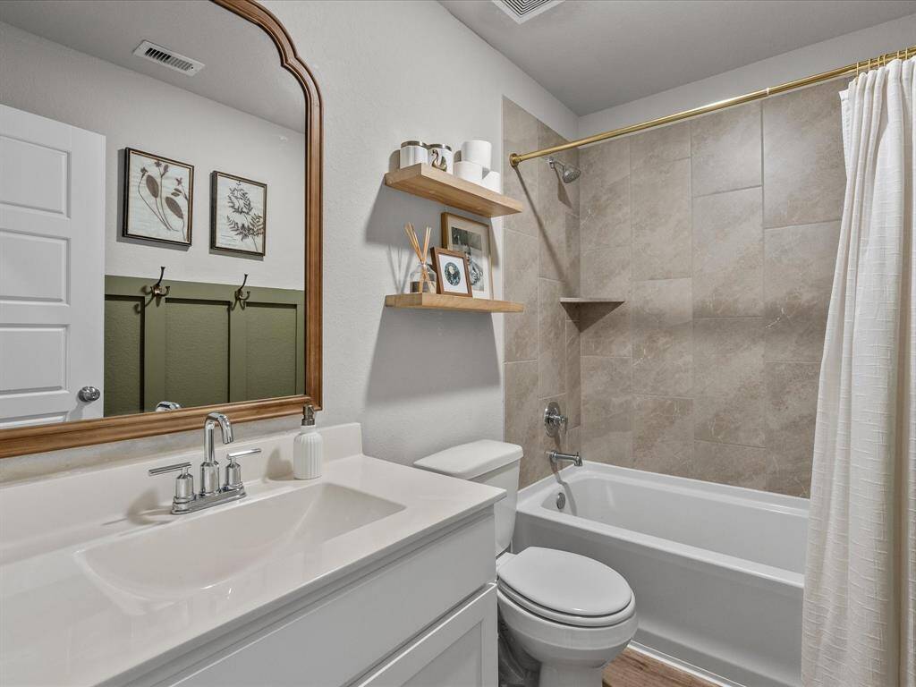 Laundry room right off the garage.