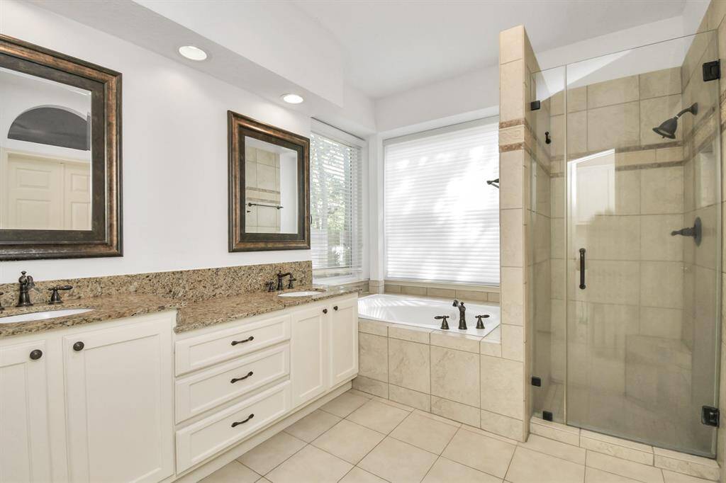 Primary bath with shower