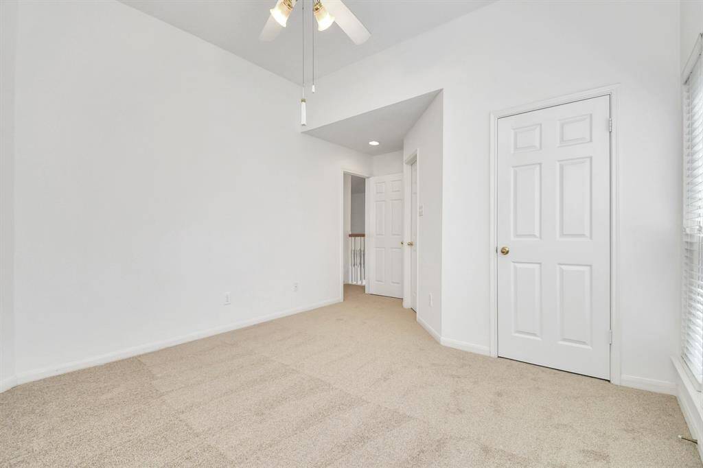 Another view of 3rd bedroom looking out to game room